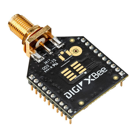 Digi XBee3 DigiMesh 2.4 User manual