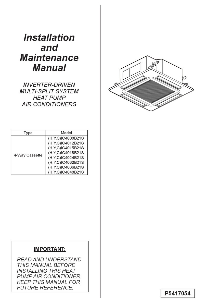 York HIC4008B21S Manual