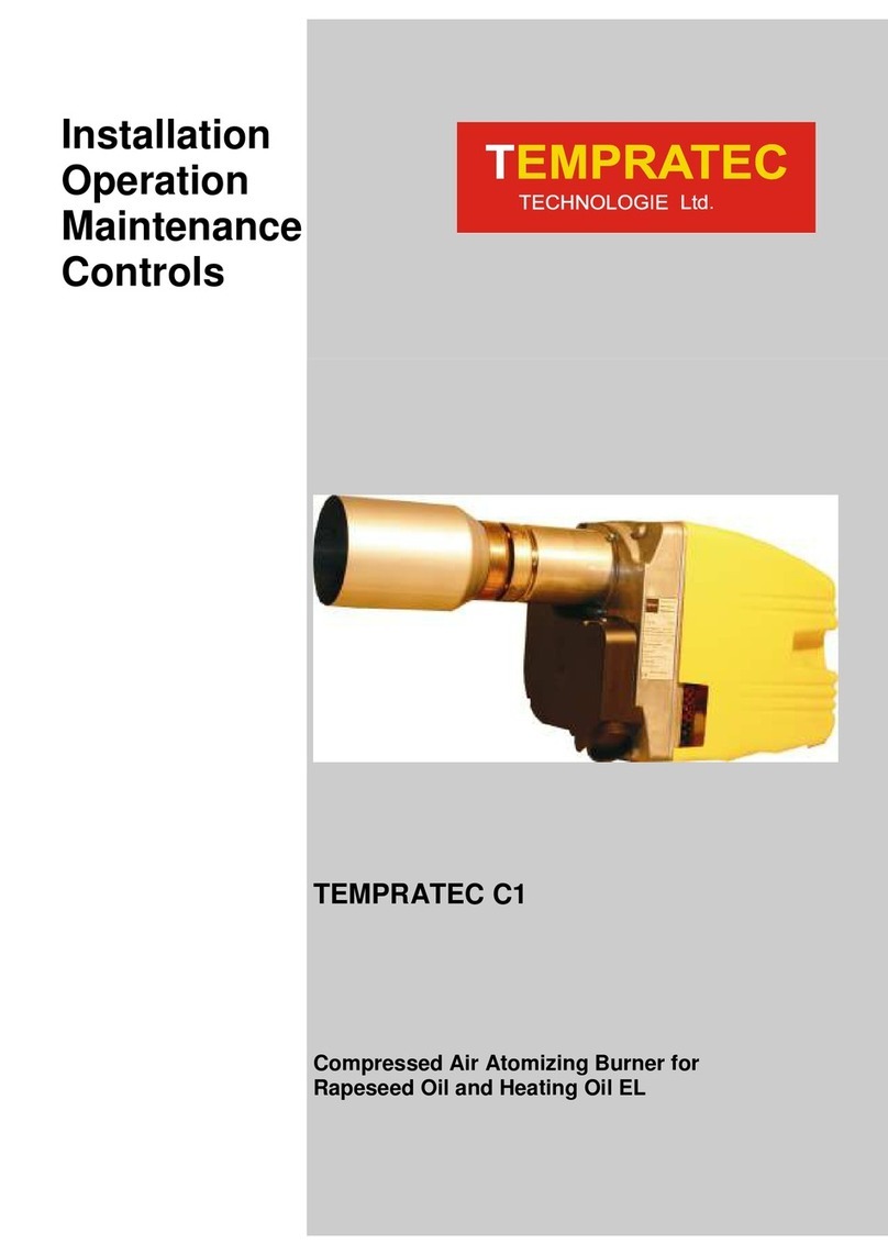 TEMPRATEC C1 Installation operation & maintenance