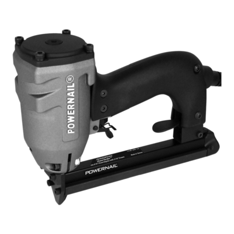 Powernail PowerTacker Operation and maintenance manual