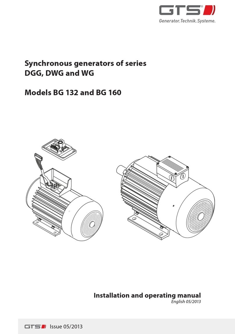 GTS DGG Series Installation and operating manual GTS DGG Series Installation and operating manual
