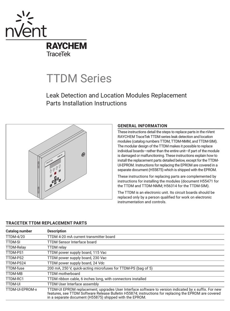 nvent RAYCHEM TraceTek TTDM Series installation instructions