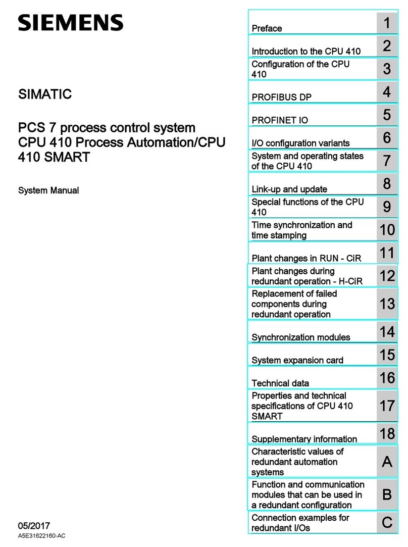 Siemens SIMATIC CPU 410 User guide