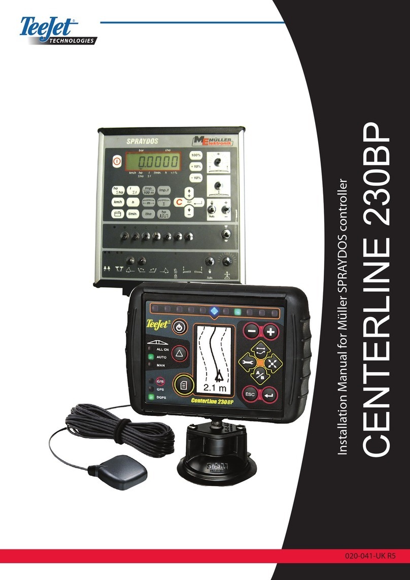 TeeJet Technologies Centerline 230BP installation manual TeeJet Technologies Centerline 230BP installation manual