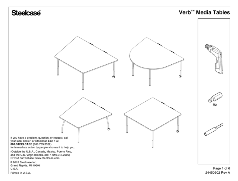 Steelcase Verb User manual Steelcase Verb User manual