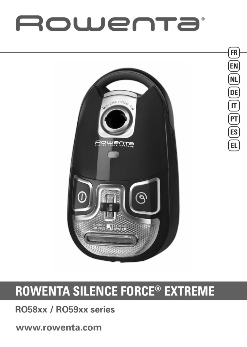 Rowenta Silence Force Extreme RO58 Series User manual