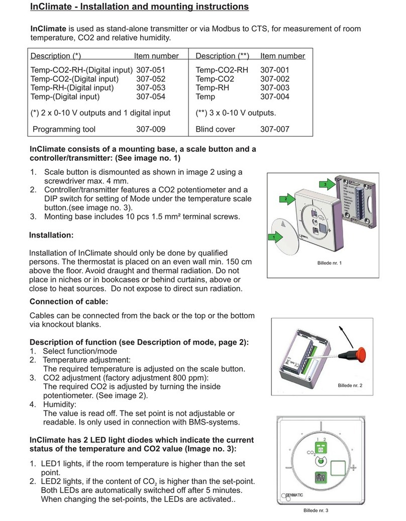 Senmatic InClimate Installation and mounting instructions Senmatic InClimate Installation and mounting instructions