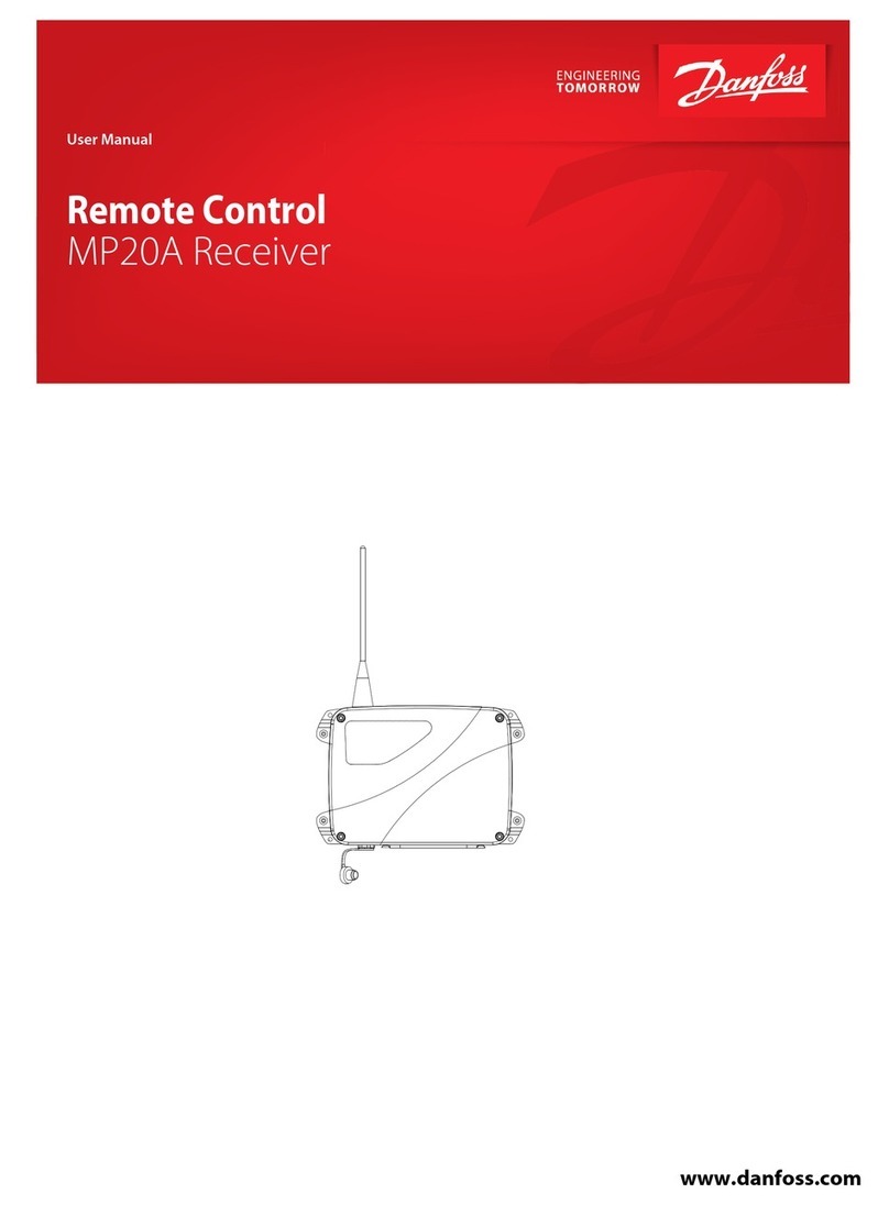 Danfoss MP20 Series User manual Danfoss MP20 Series User manual