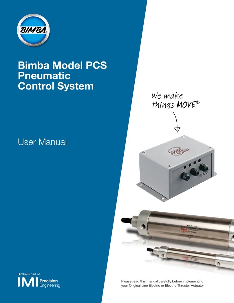 Precision Engineering Bimba PCS user manual