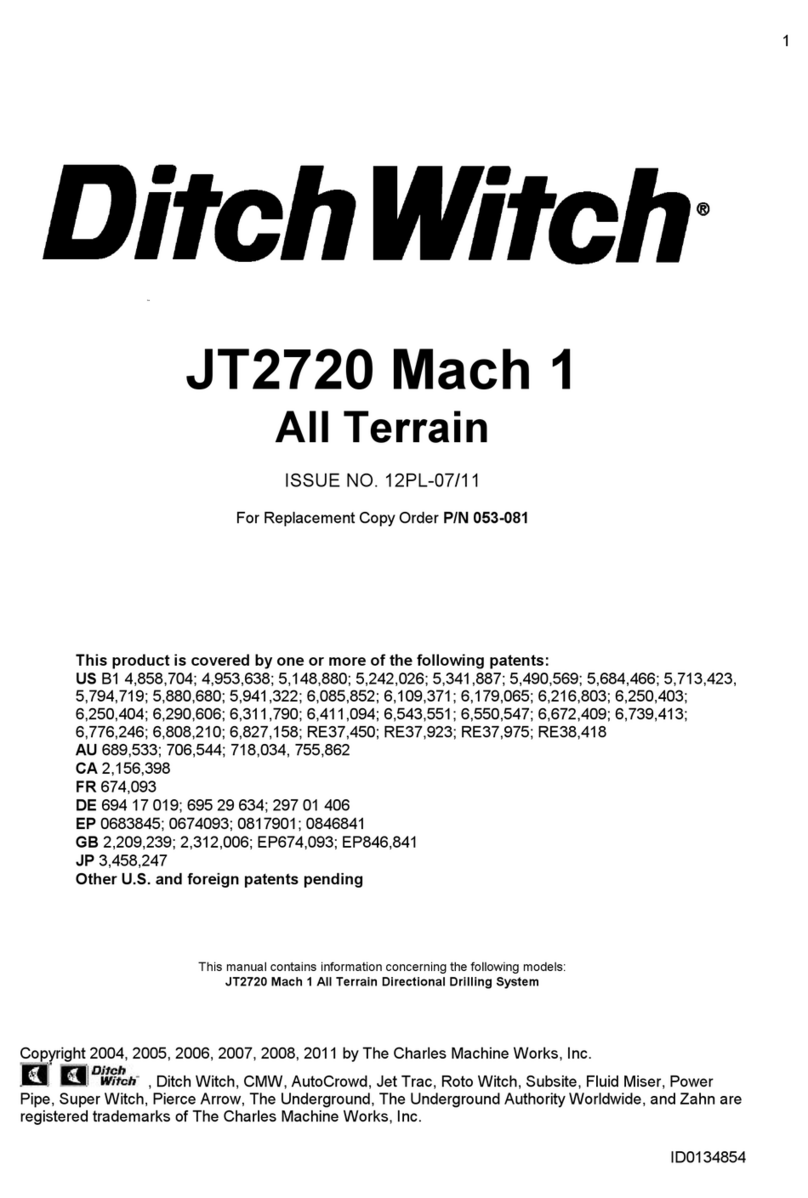 Ditch Witch JT2720 Mach 1 manual Ditch Witch JT2720 Mach 1 manual