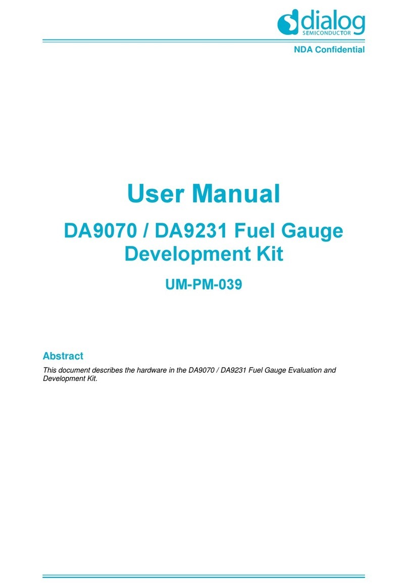 Dialog Semiconductor DA9070 user manual