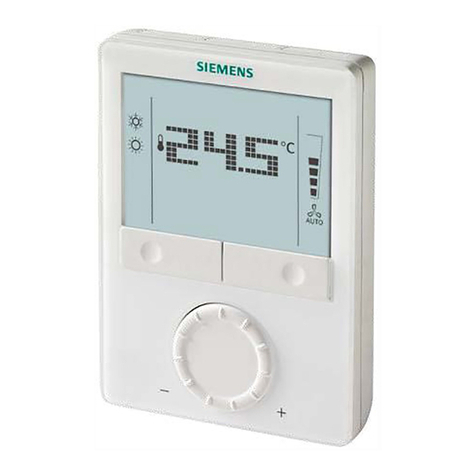Siemens RDG Series User guide