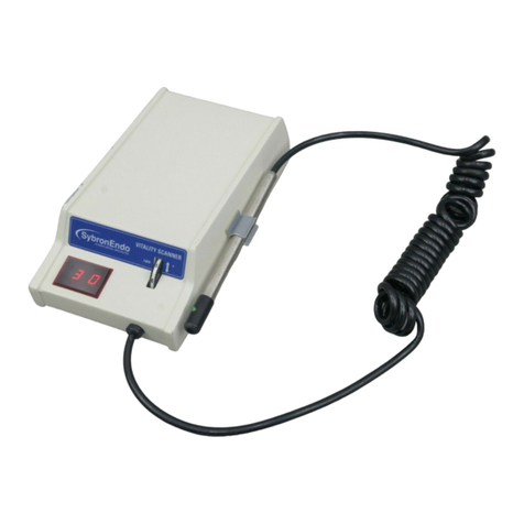 SybronEndo Vitality Scanner 2006 Instructions & guidelines