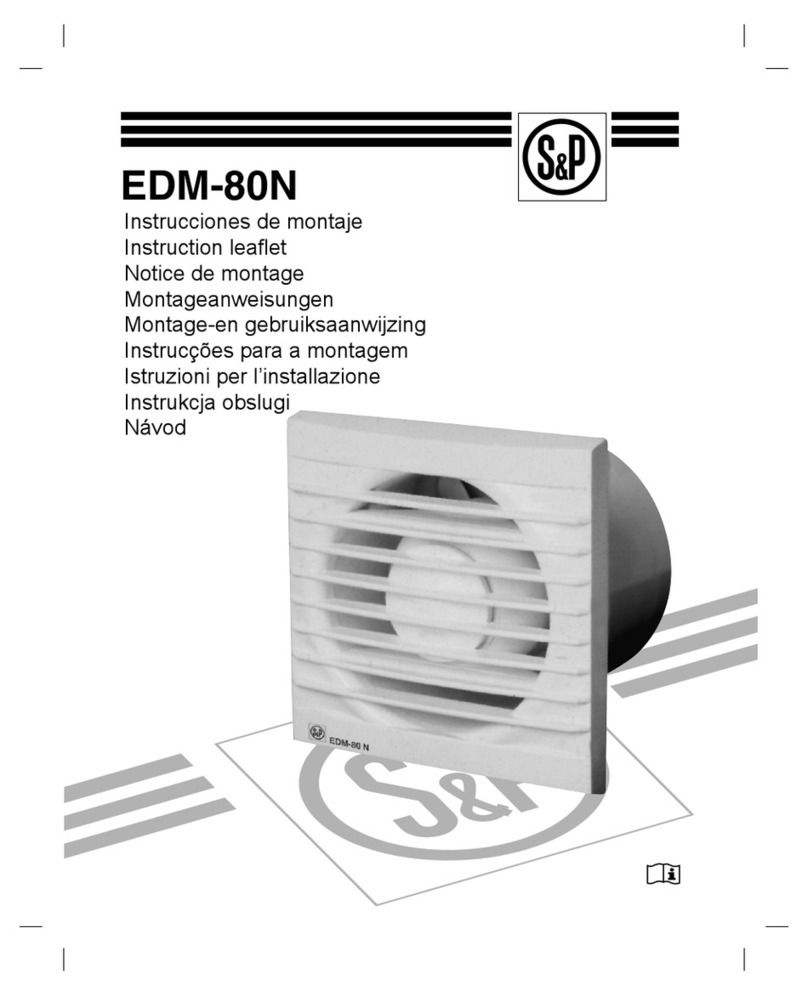 S&P EDM-80N Instruction leaflet