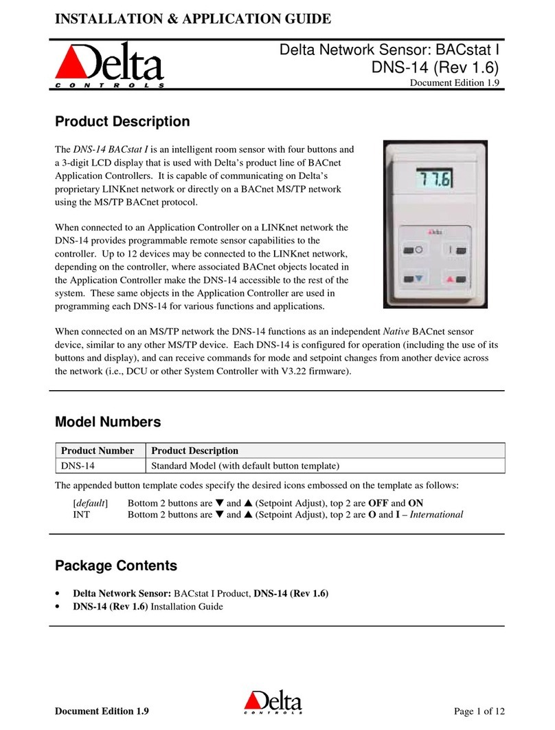 Delta DNS-14 Installation and application guide