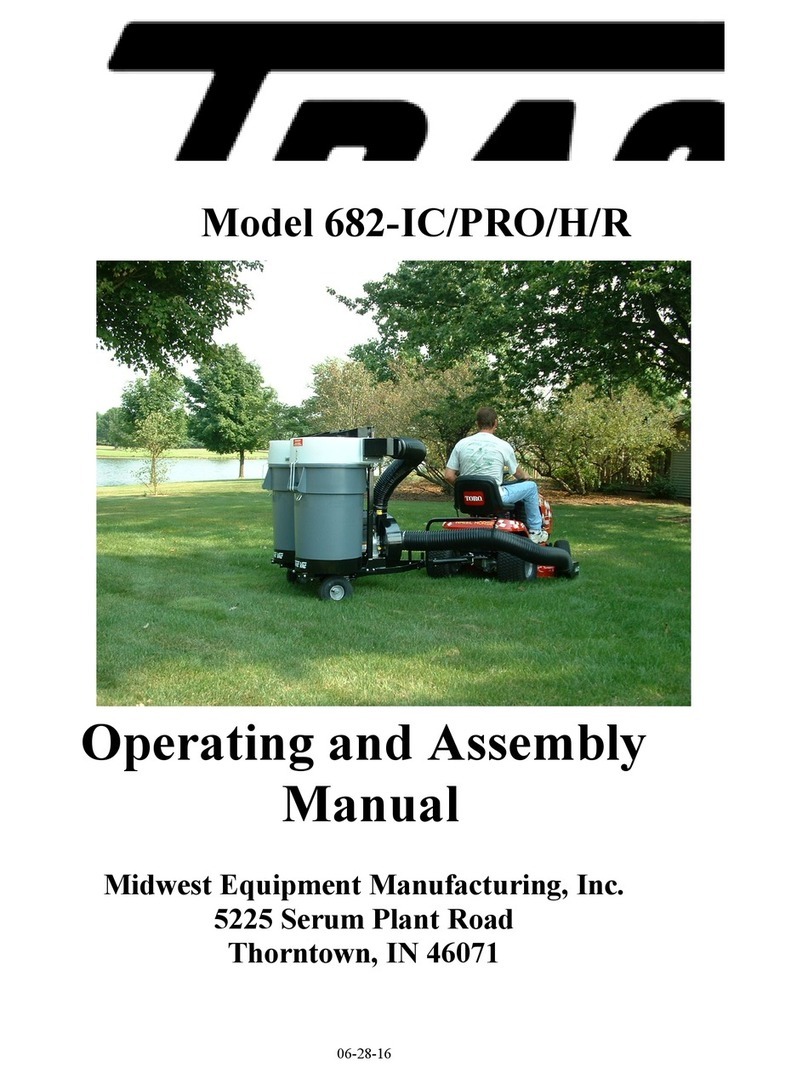 Trac Vac 682-IC Operating and assembly manual