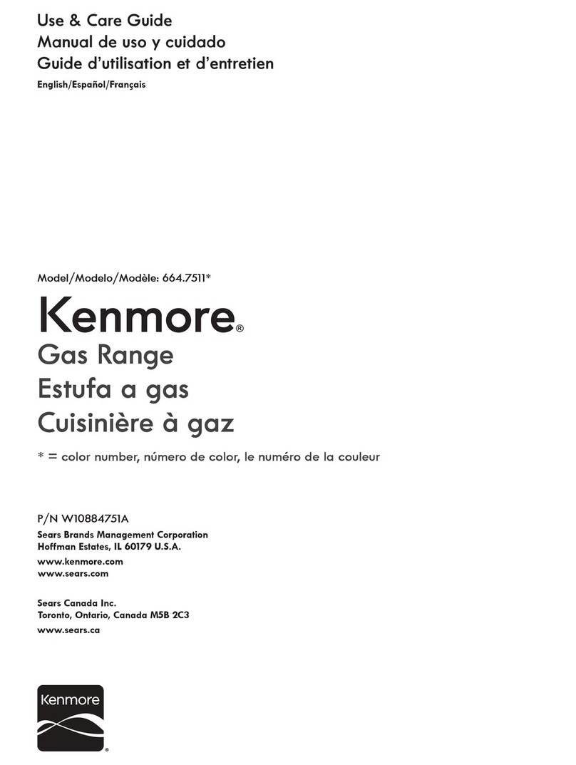 Kenmore 664.7511 Series Use & care guide