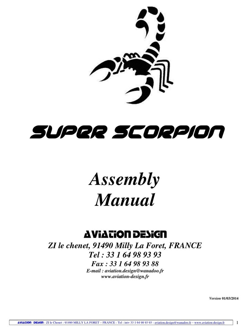 Aviation Design super scorpion Assembly manual