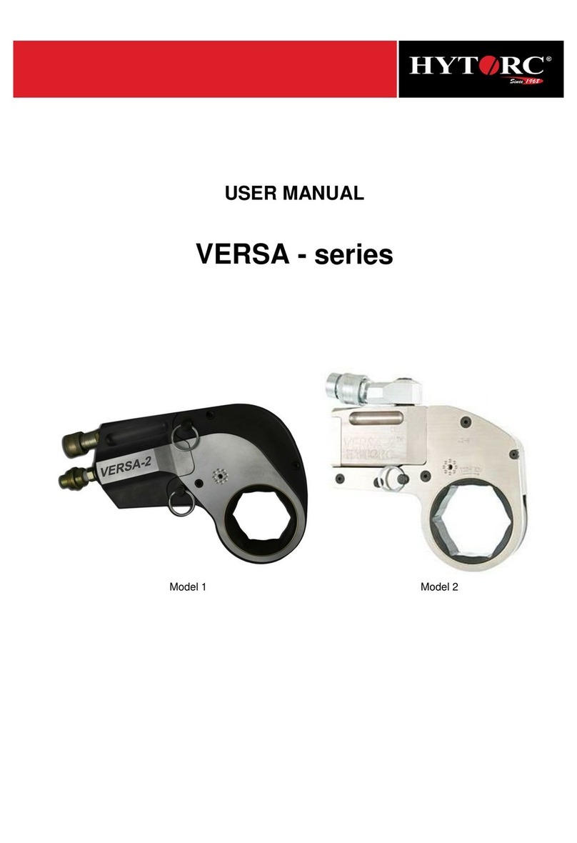 Hytorc VERSA Series User manual