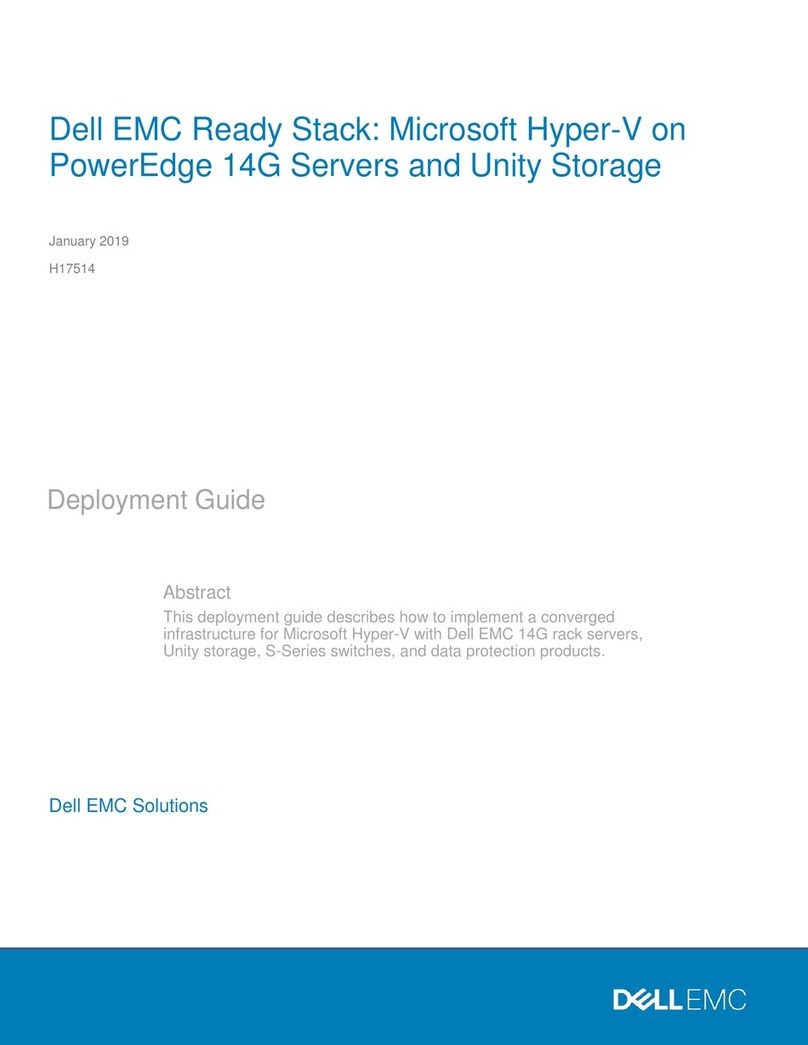 Dell EMC PowerEdge 14G Series User manual Dell EMC PowerEdge 14G Series User manual