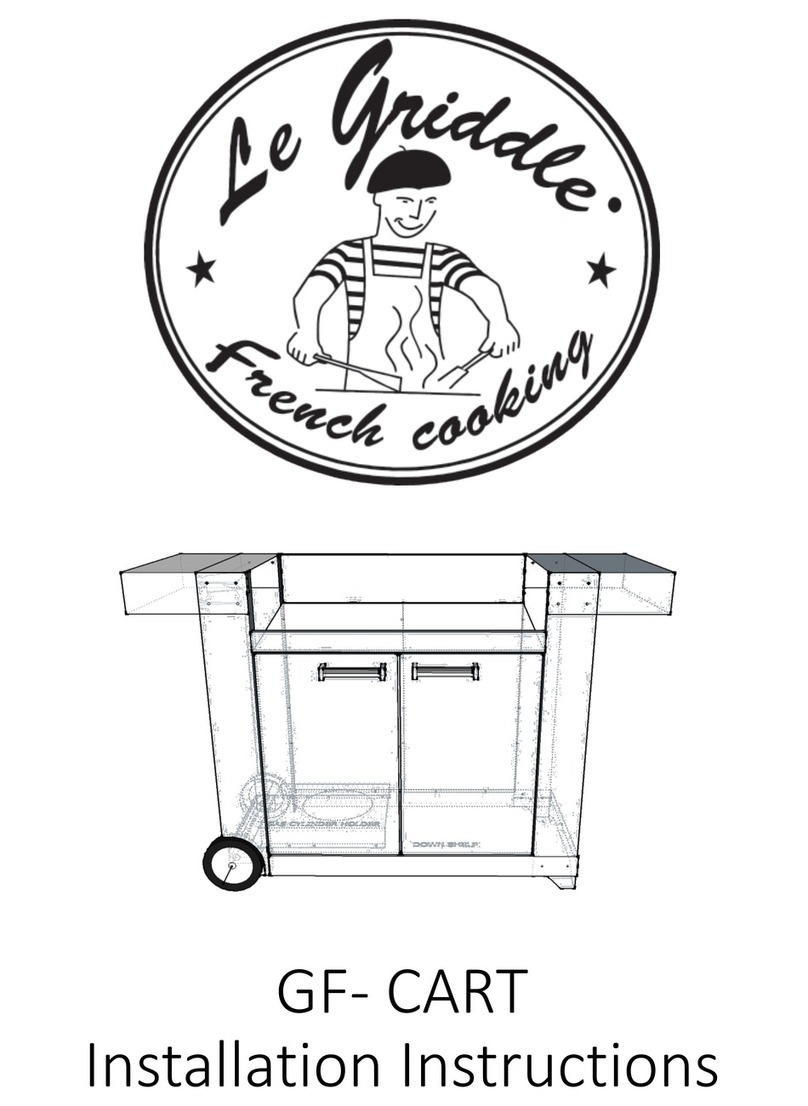 Le Griddle GF-CART User manual