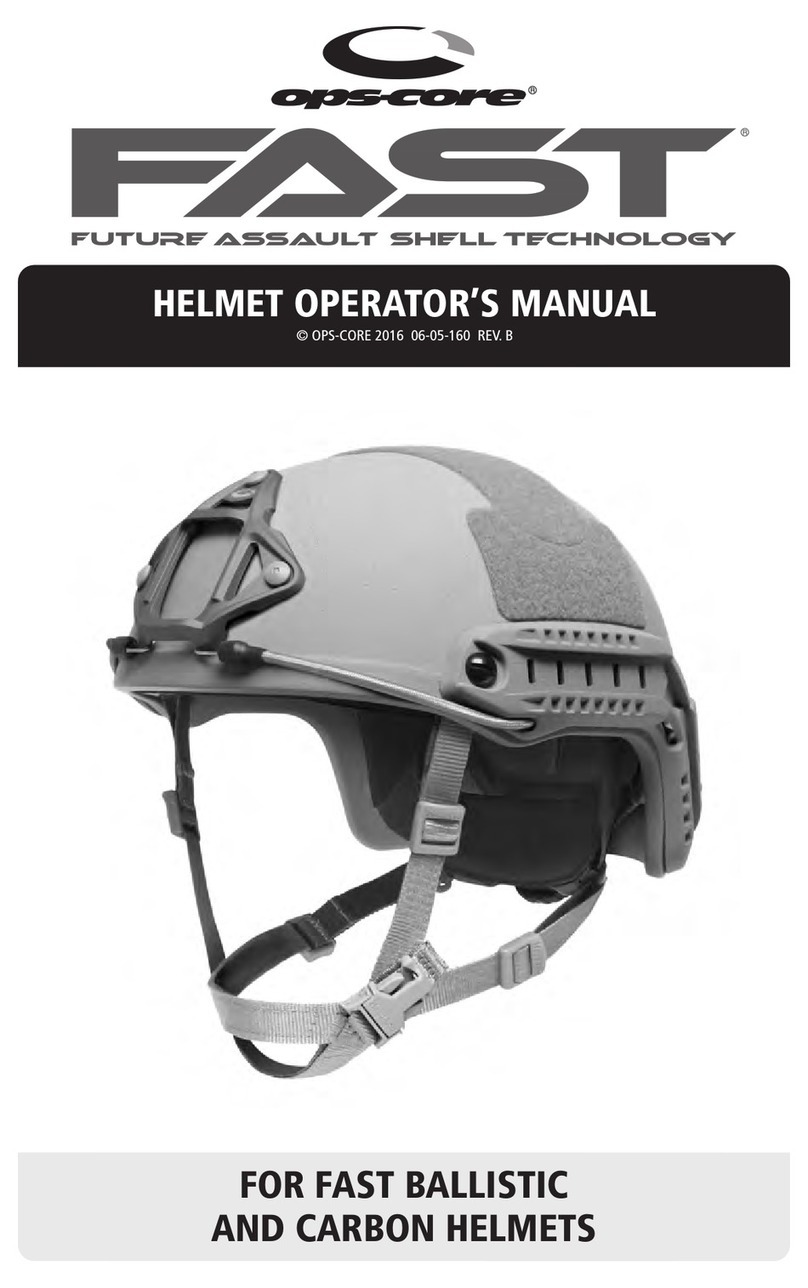Fast Ballistic High Cut Operator's manual