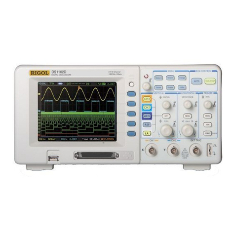 Rigol DS1000E Series, DS1000D Series Operating instructions