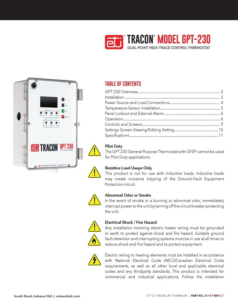 ETI Tracon GPT 230 User manual