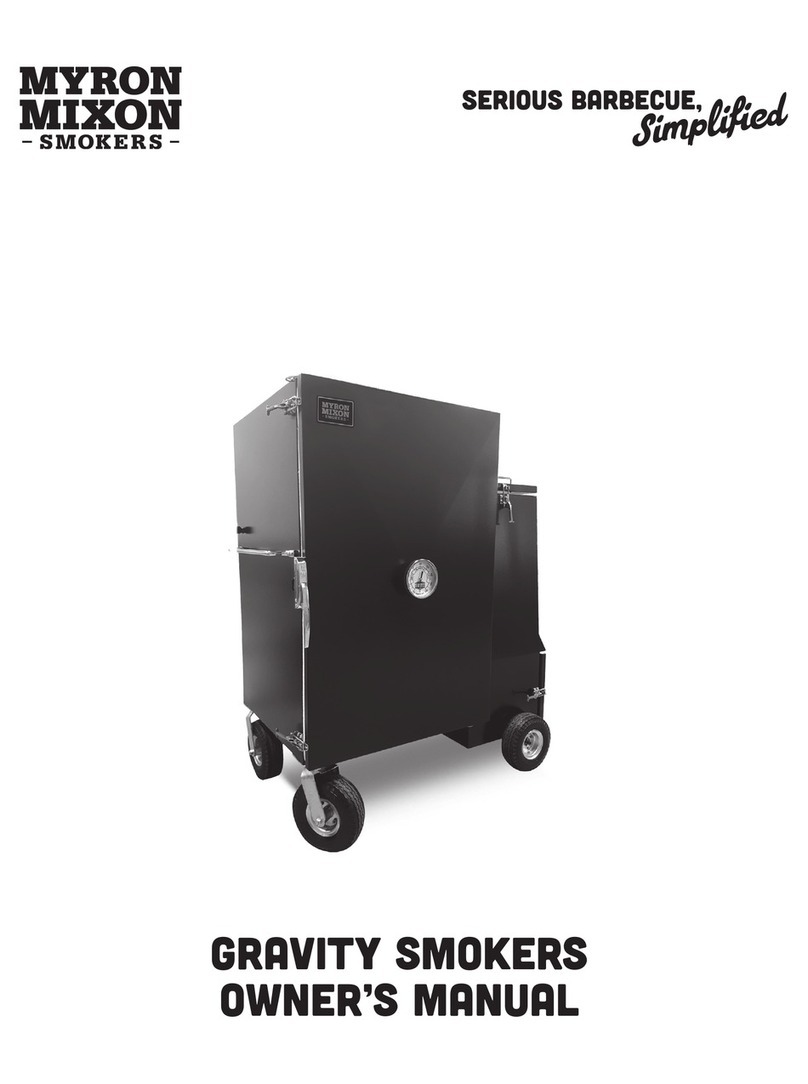 Myron Mixon Smokers Gravity Series owner's manual
