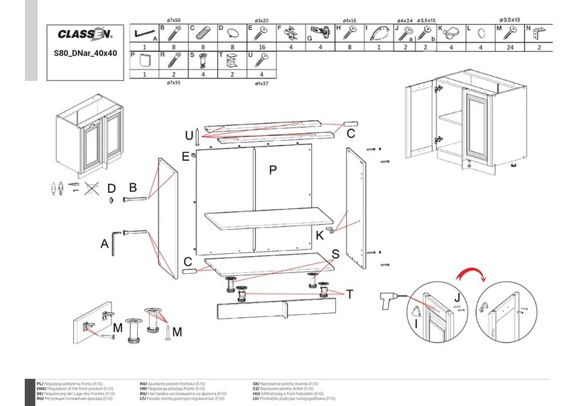 Classen S80_DNar_40x40 Assembly/installation instructions