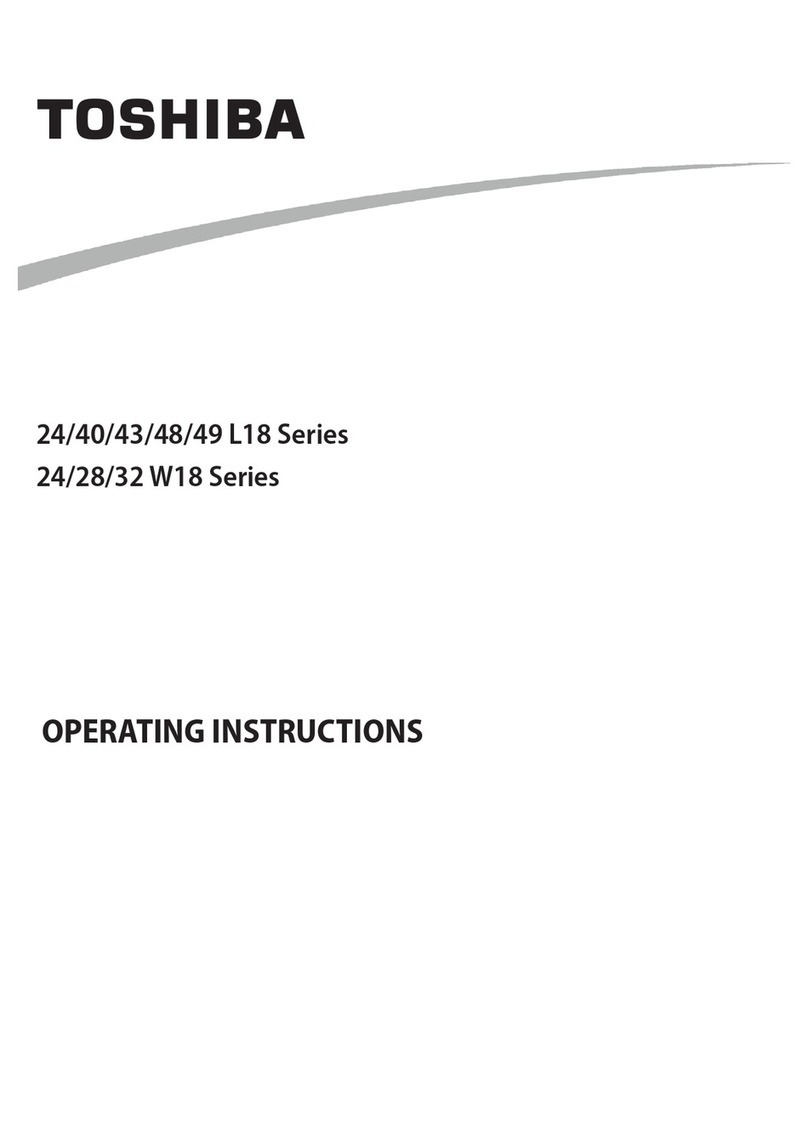 Toshiba 24 L18 Series operating instructions
