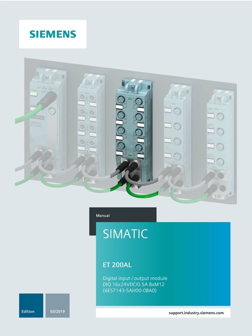 Siemens SIMATIC ET 200AL manual