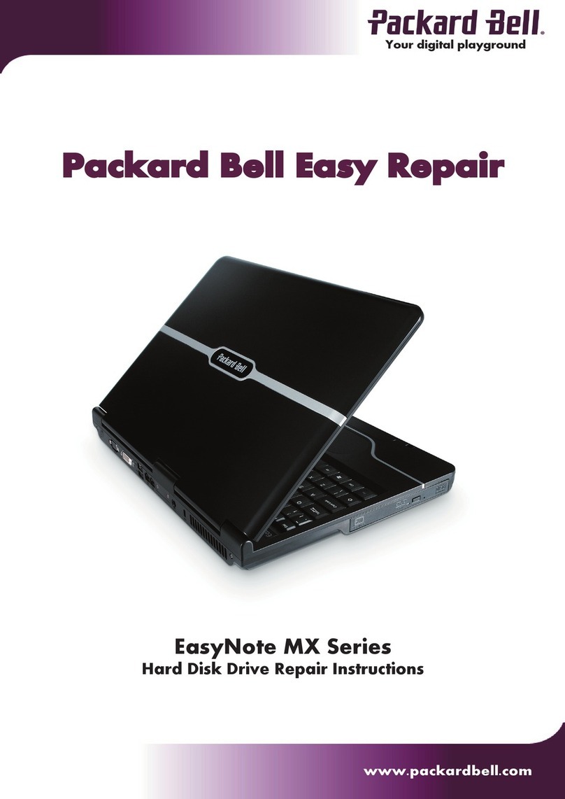 Packard Bell EasyNote MX Series Repair instructions