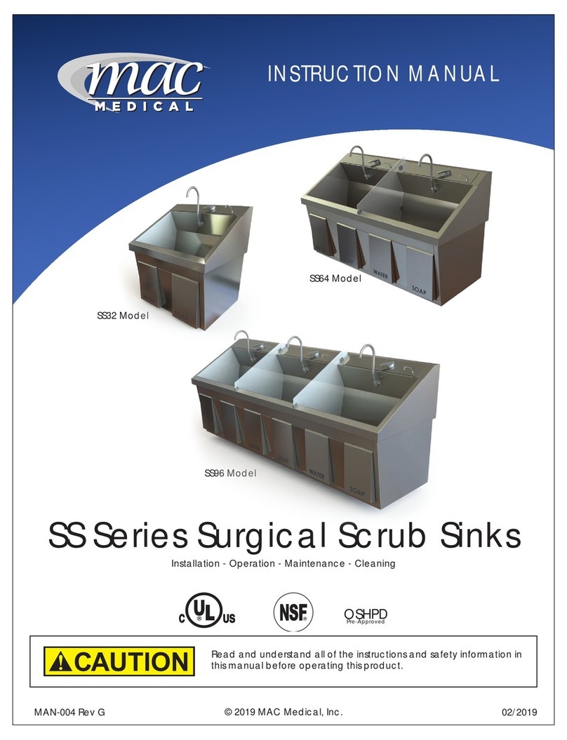 Mac Medical SS32 instruction manual