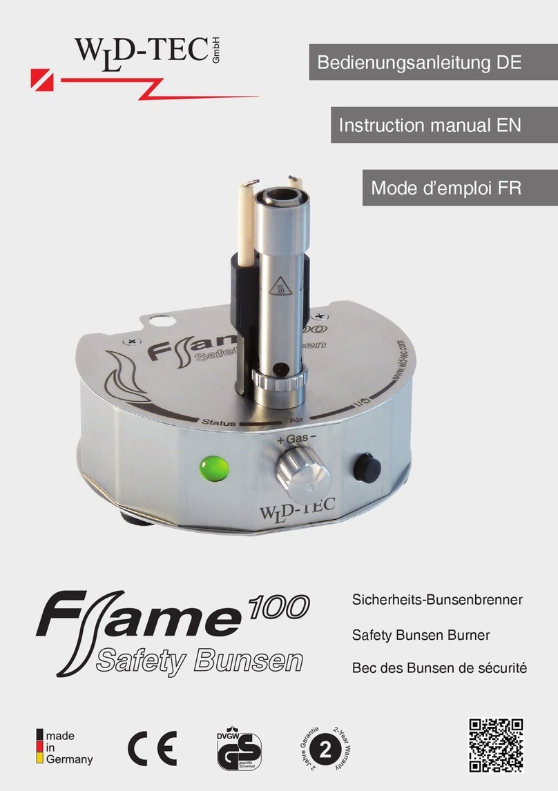 WLD-TEC Flame100 instruction manual