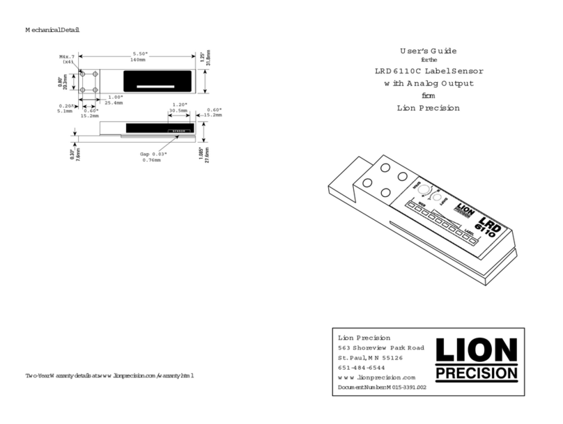 LION LRD 6110C user guide