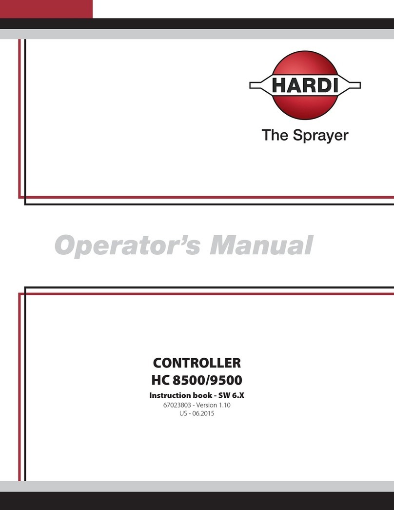 Hardi HC 8500 User manual Hardi HC 8500 User manual