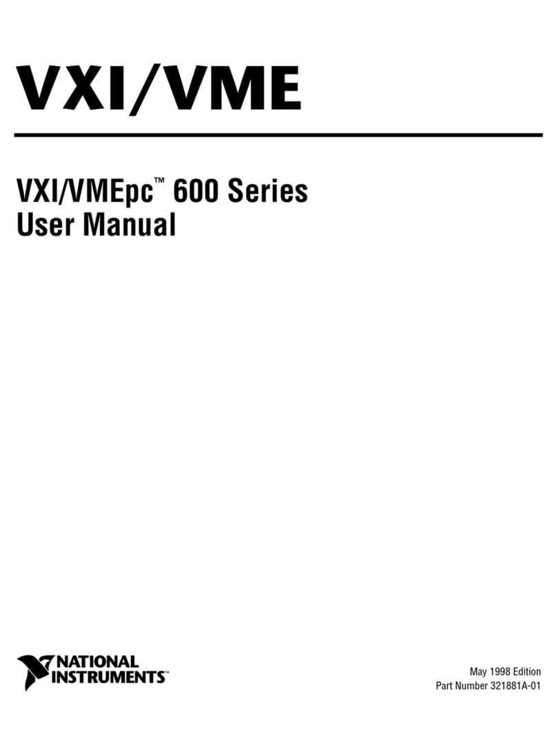National Instruments VXIpc 600 Series User manual