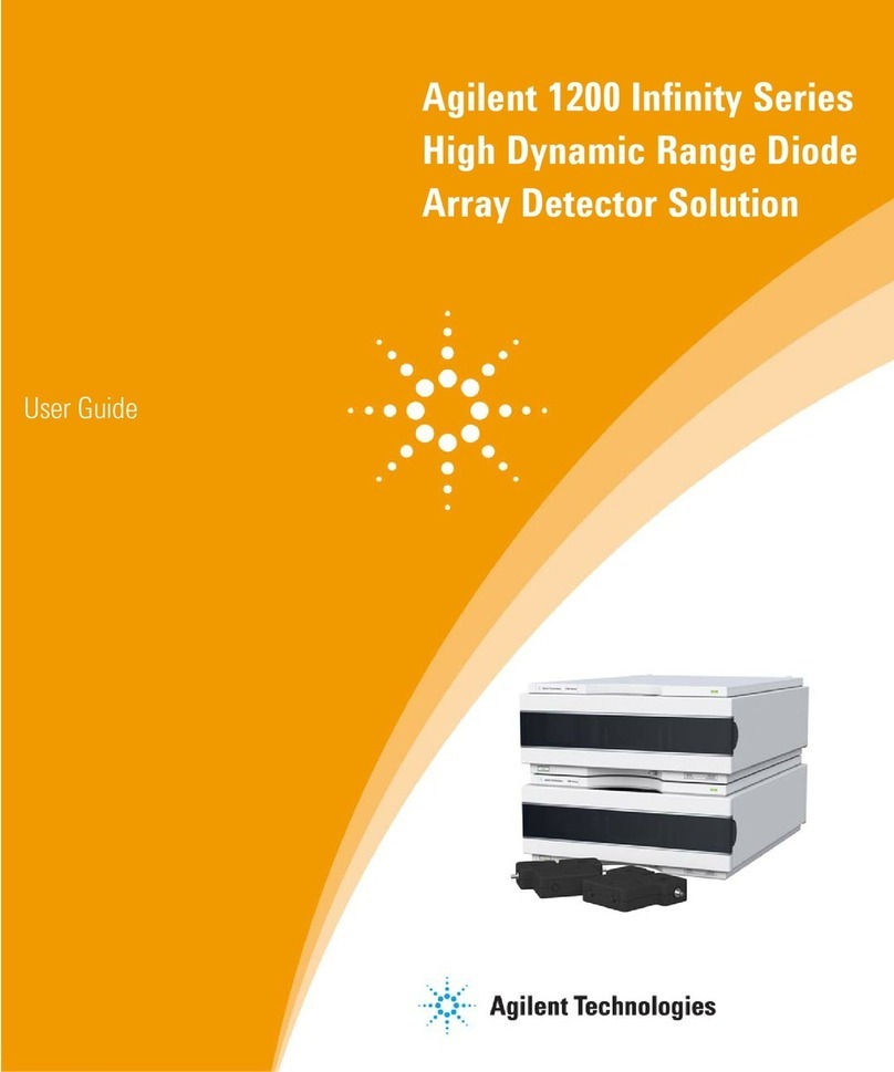 Agilent Technologies 1200 Infinity Series User manual Agilent Technologies 1200 Infinity Series User manual