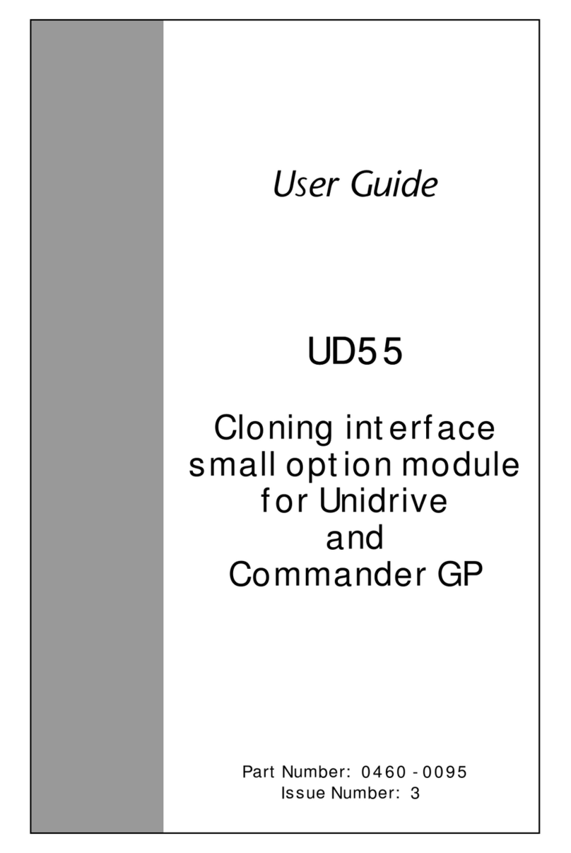 Control Techniques UD55 user guide
