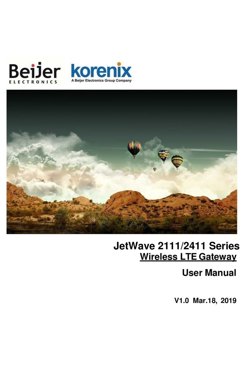 Korenix JetWave 2111 Series user manual
