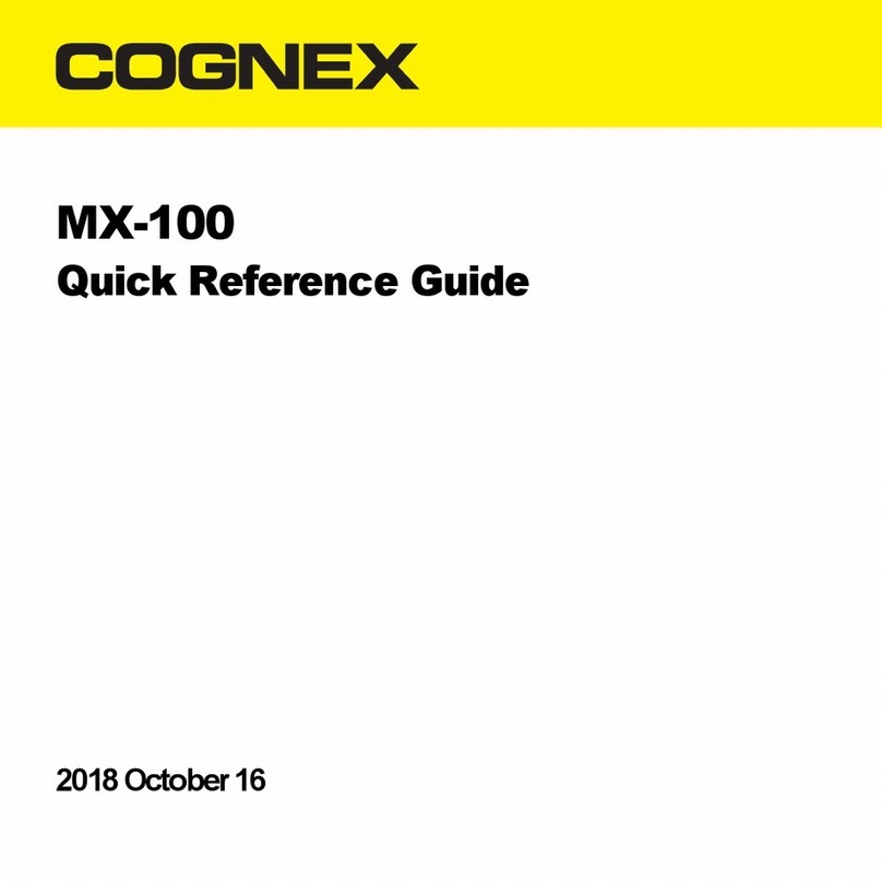 Cognex MX-100 User manual