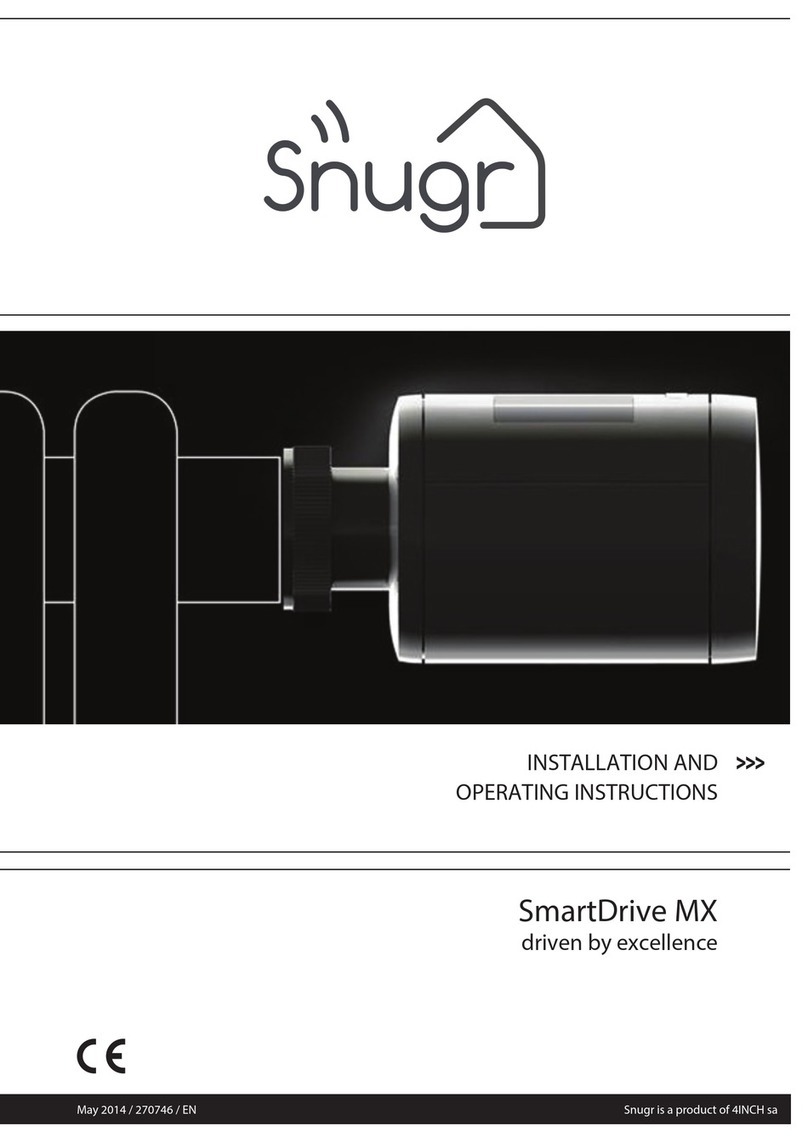 Snugr SmartDrive MX Installation and operating instructions Snugr SmartDrive MX Installation and operating instructions