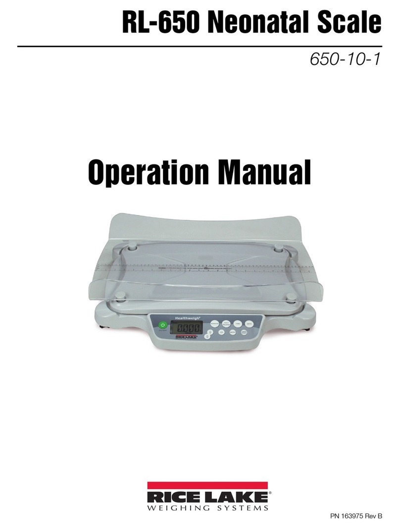 Rice Lake RL-650 Series Operation manual