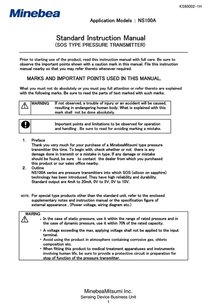Minebea NS100A instruction manual