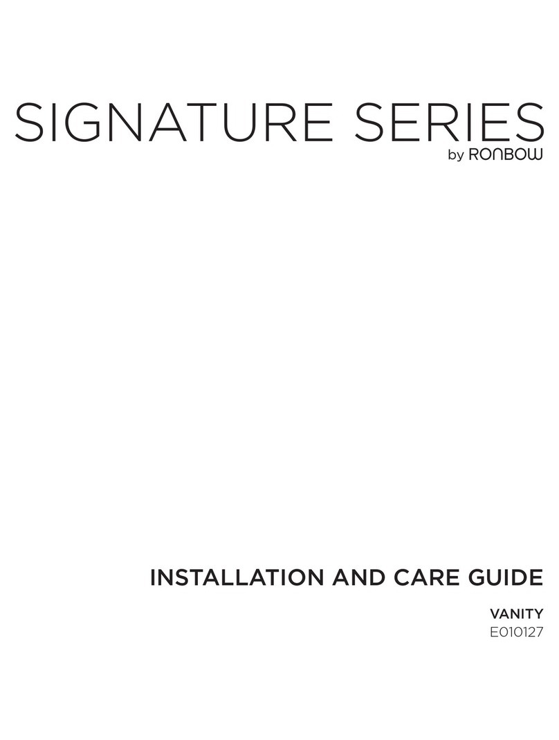 Ronbow Signature series Assembly instructions