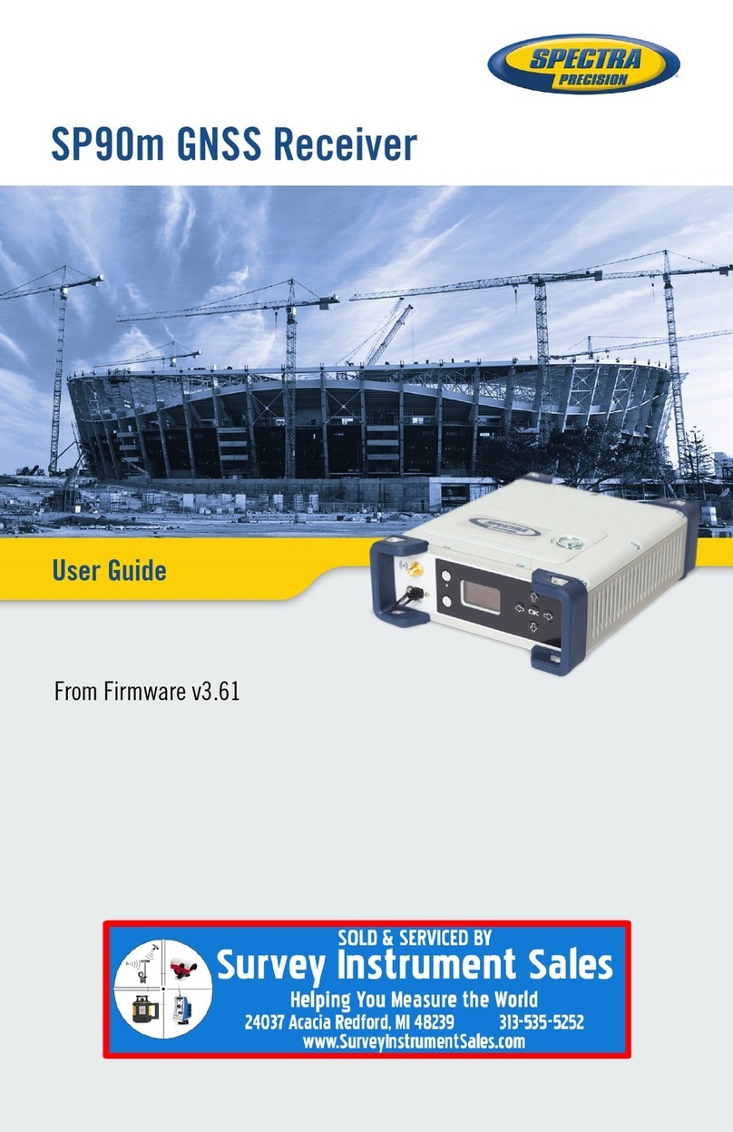 Spectra Precision SP90m User manual