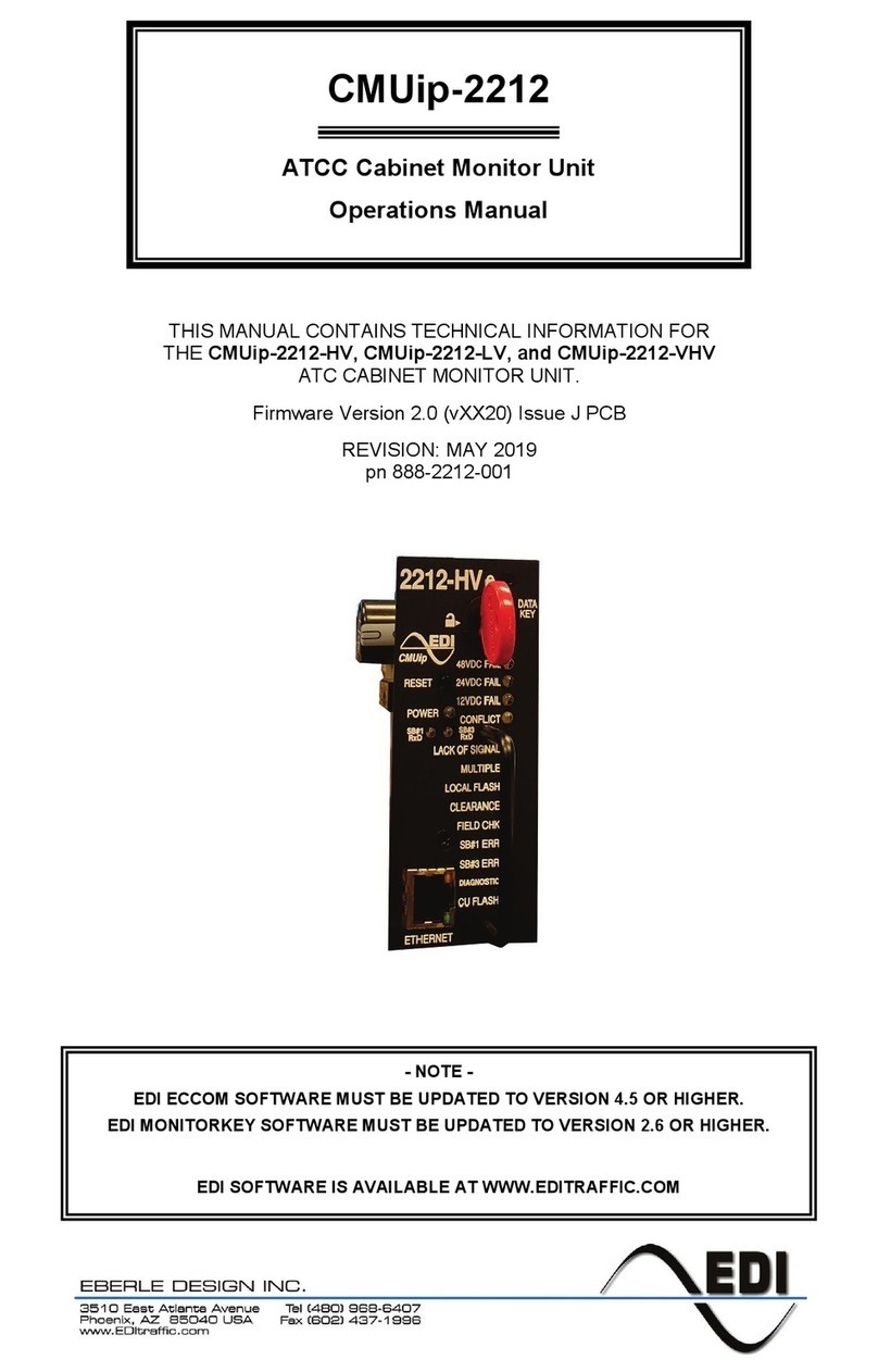 EDI CMUip-2212 Series Operation manual