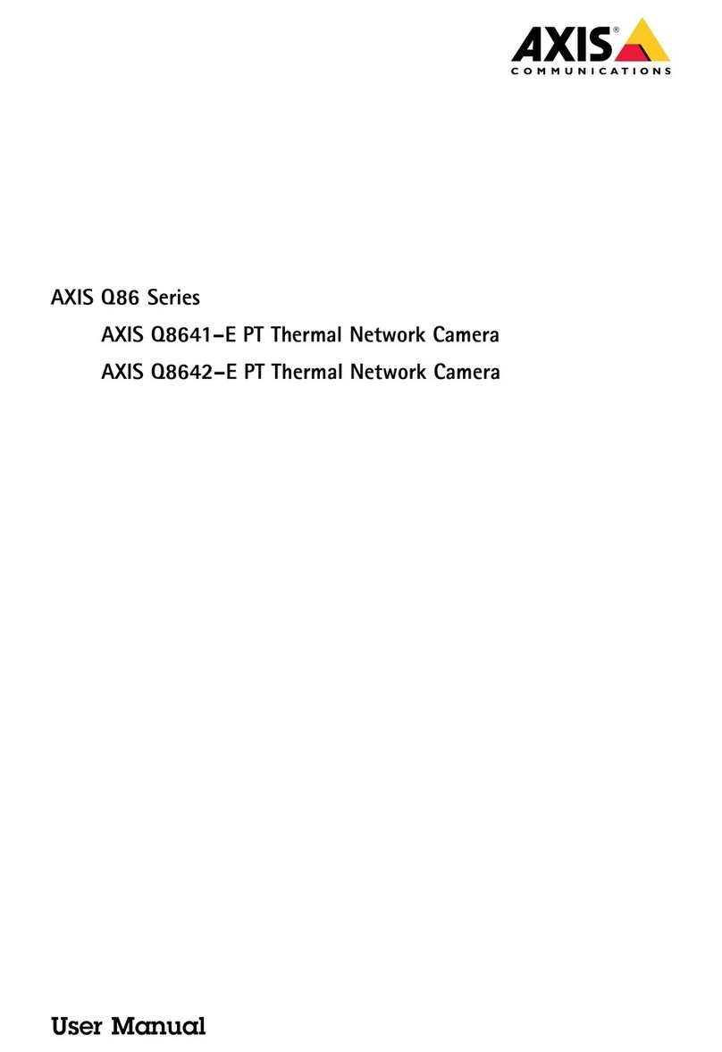 Axis Q86 Series User manual