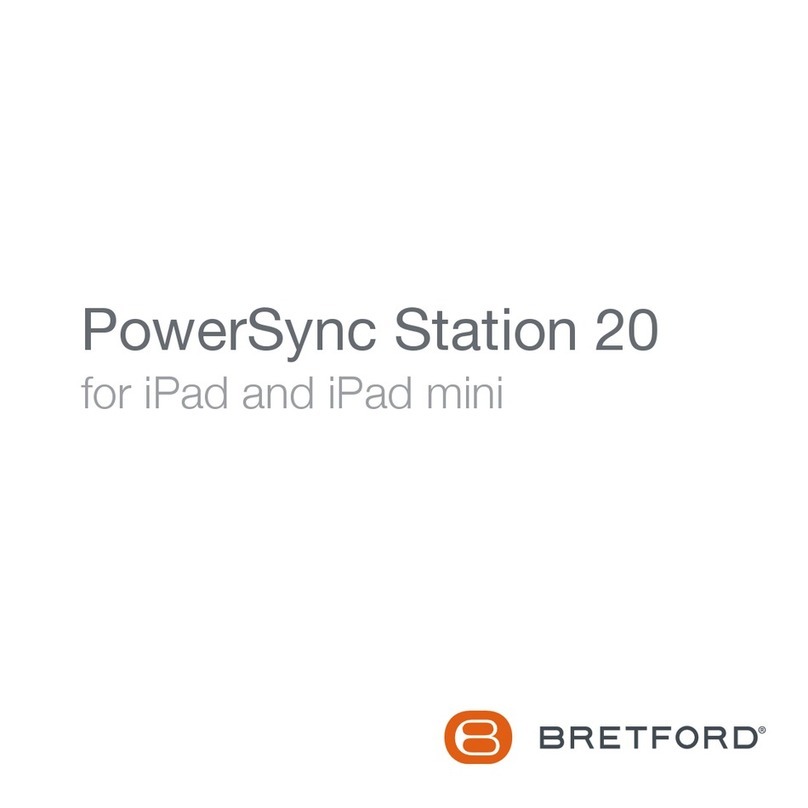 Bretford PowerSync Station 20 quick start guide